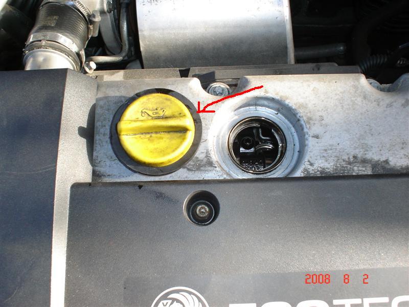 Leaking oil from filler cap..